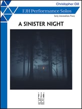 A Sinister Night piano sheet music cover